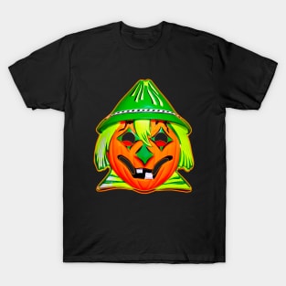 Pumpkin Scarecrow Mask T-Shirt